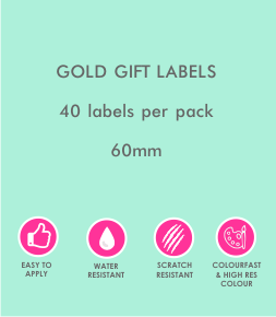 Silver or Gold Labels